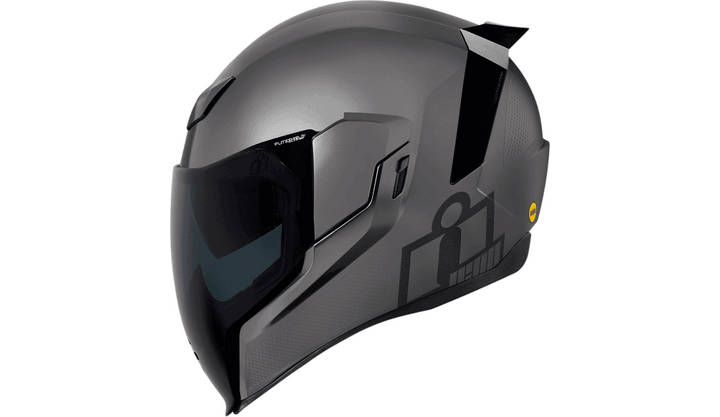 Icon Airflite MIPS Jewel Silver Helmet - Motor Psycho Sport