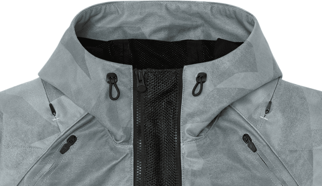 Icon Airform Battlescar Gray Men's Jacket - Motor Psycho Sport