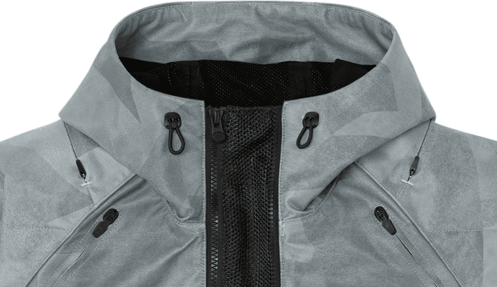 Icon Airform Battlescar Gray Men's Jacket - Motor Psycho Sport