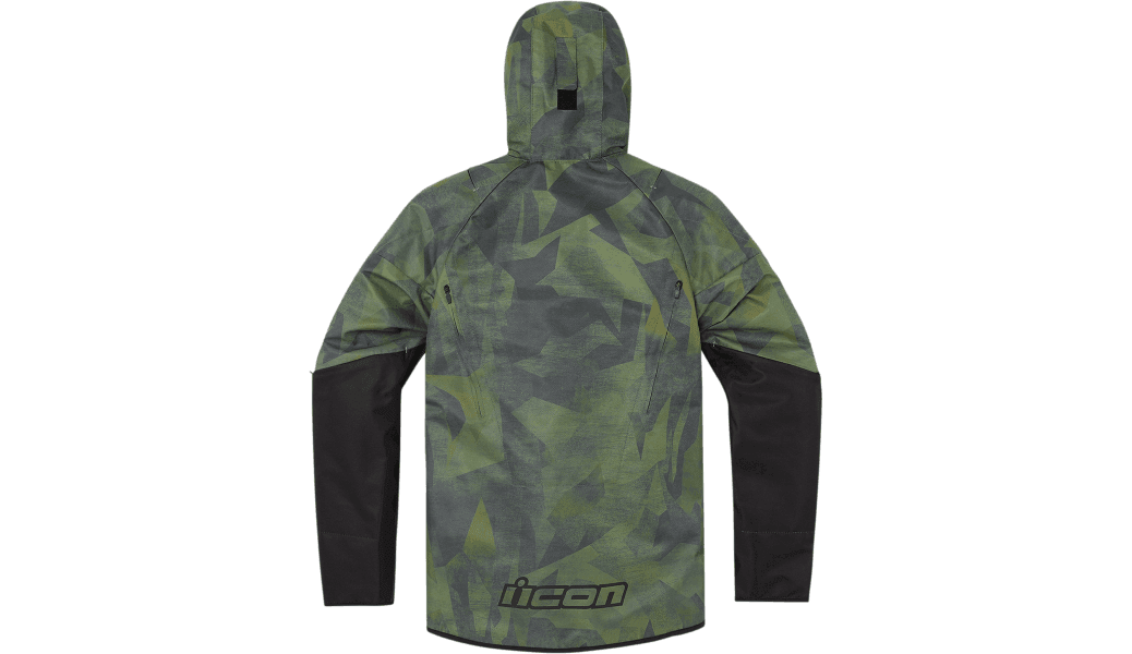 Icon Airform Battlescar Green Men's Jacket - Motor Psycho Sport