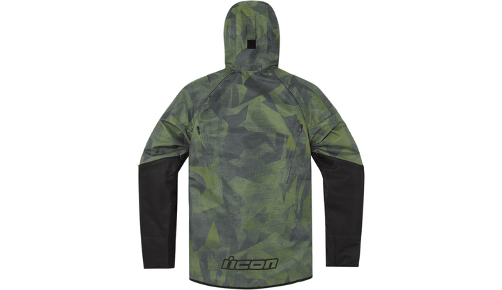 Icon Airform Battlescar Green Men's Jacket - Motor Psycho Sport