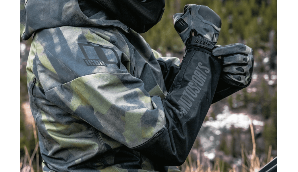 Icon Airform Battlescar Green Men's Jacket - Motor Psycho Sport