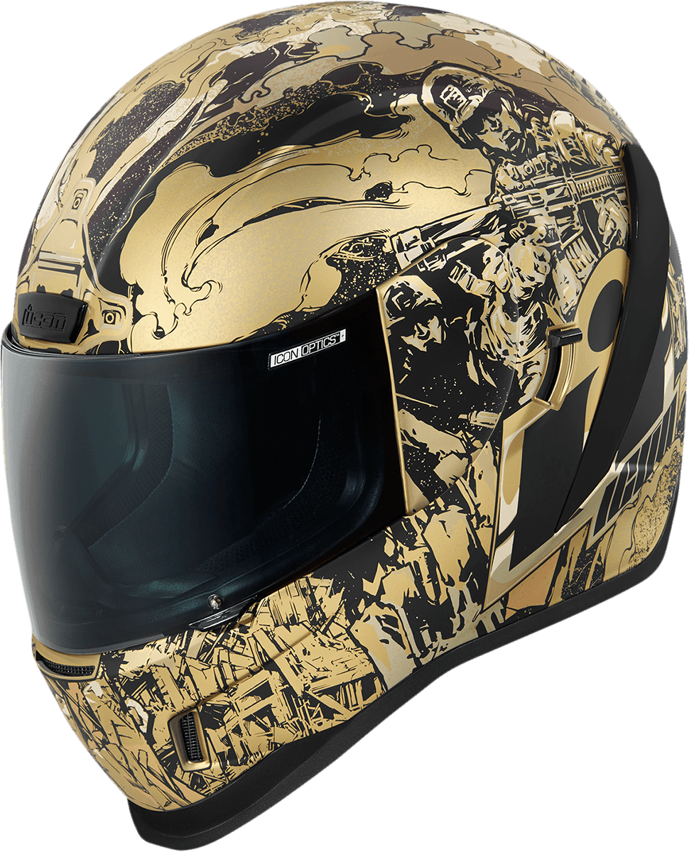 Icon Airform Guardian Gold Helmet - Motor Psycho Sport
