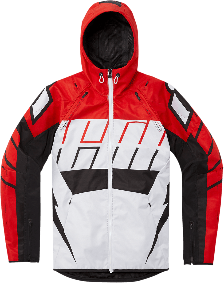 Icon Airform Retro Red Jacket - Motor Psycho Sport
