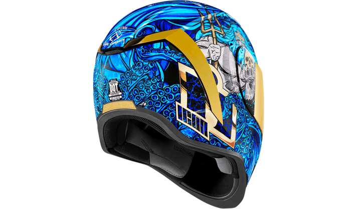 Icon Airform Ship's Company Blue Helmet - Motor Psycho Sport