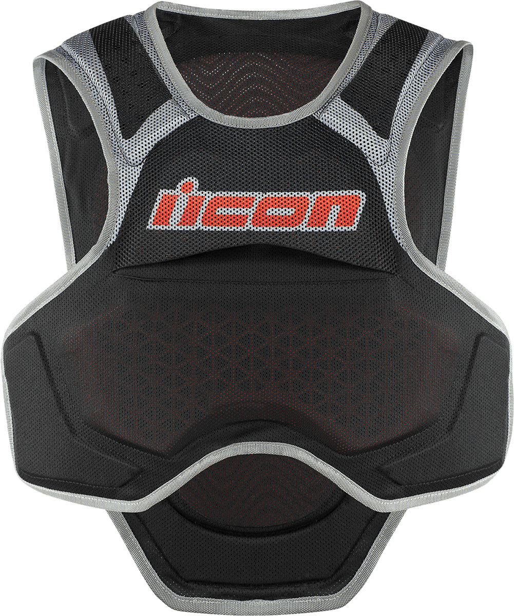 Icon Men's Field Armor Softcore Vest - Megabolt Black - Motor Psycho Sport