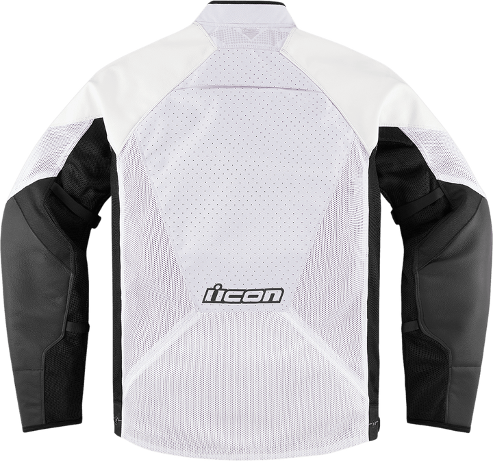 Icon Men's Hooligan CE Jacket - White - Motor Psycho Sport