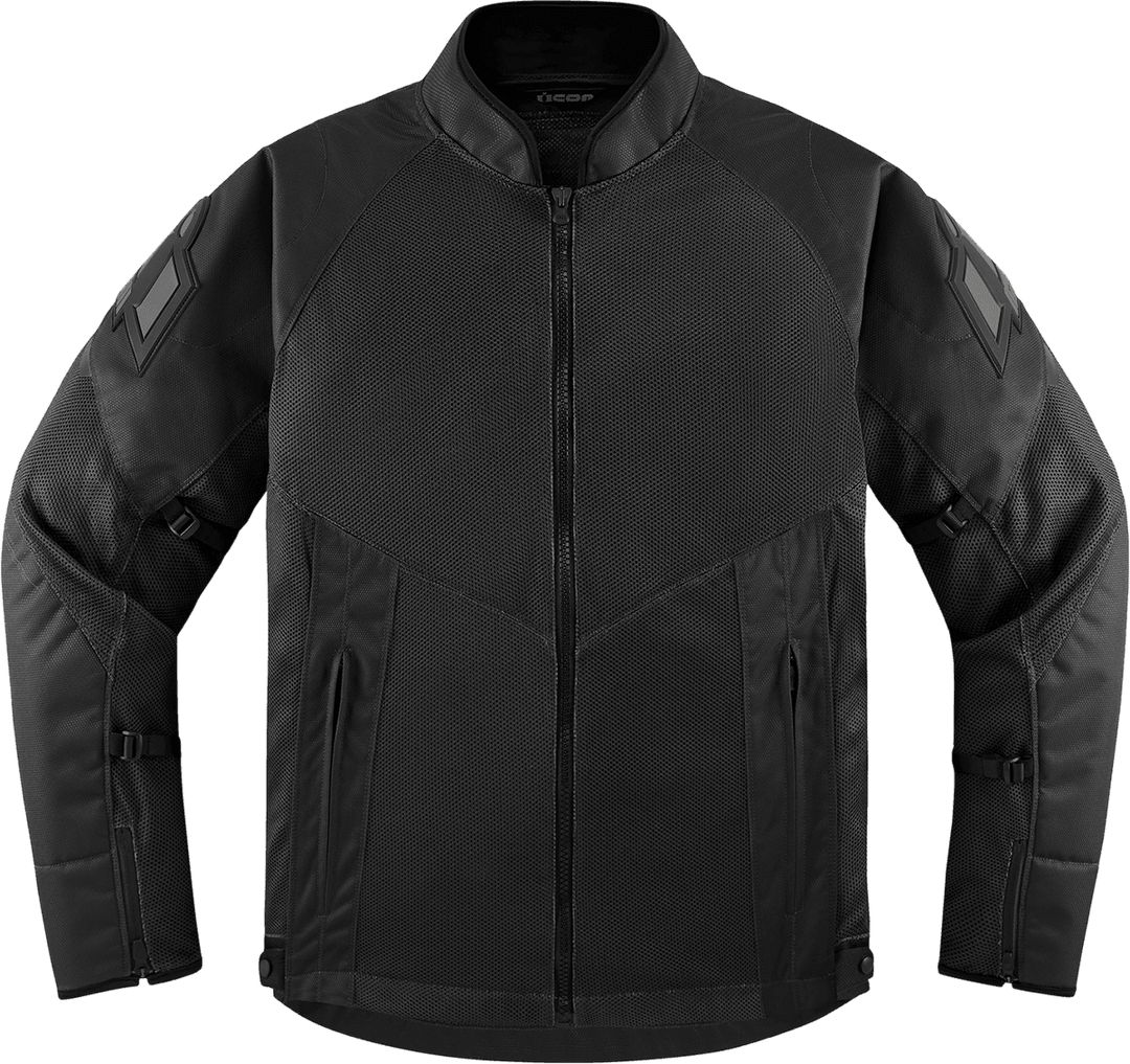 Icon Men's Mesh AF Jacket - Black - Motor Psycho Sport