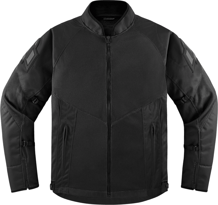 Icon Men's Mesh AF Jacket - Black - Motor Psycho Sport