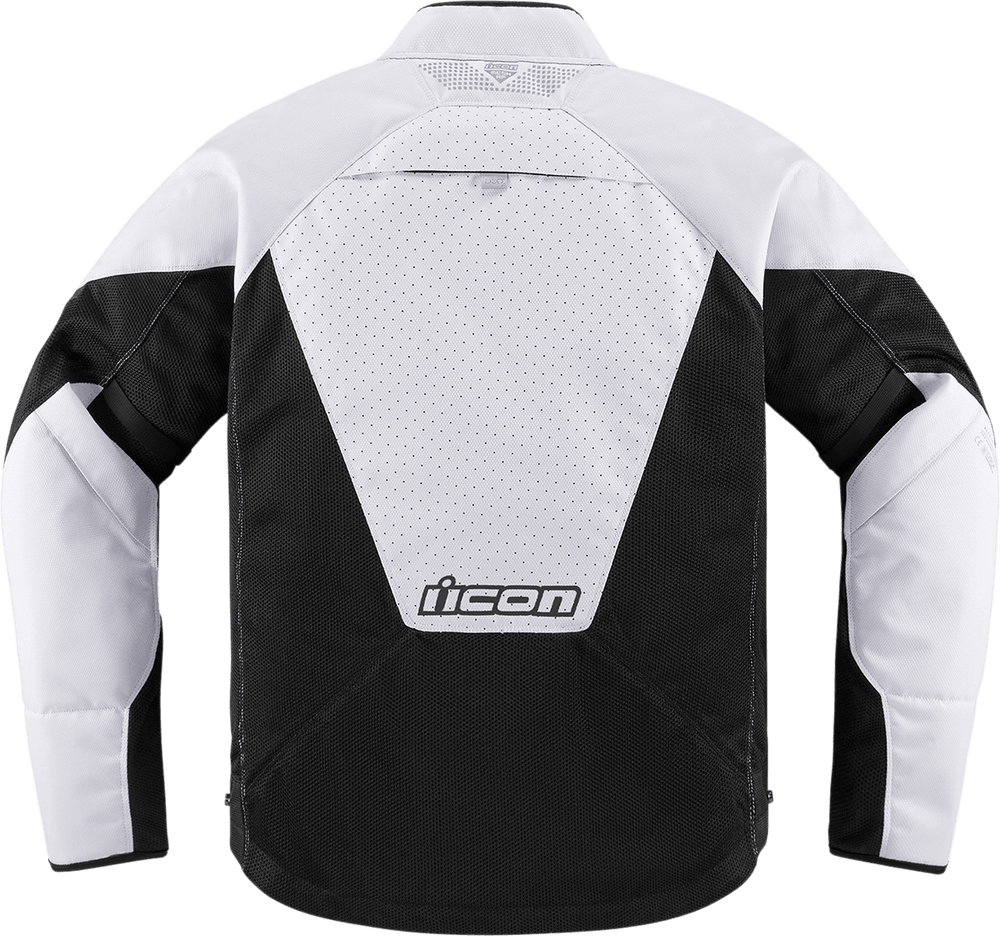 Icon Men's Mesh AF Jacket - White - Motor Psycho Sport