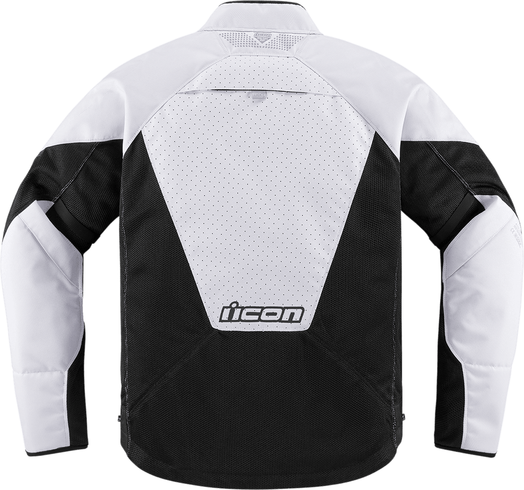 Icon Men's Mesh AF Jacket - White - Motor Psycho Sport