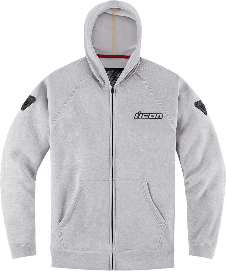 Icon Men's Uparmor Hoodie - Gray - Motor Psycho Sport