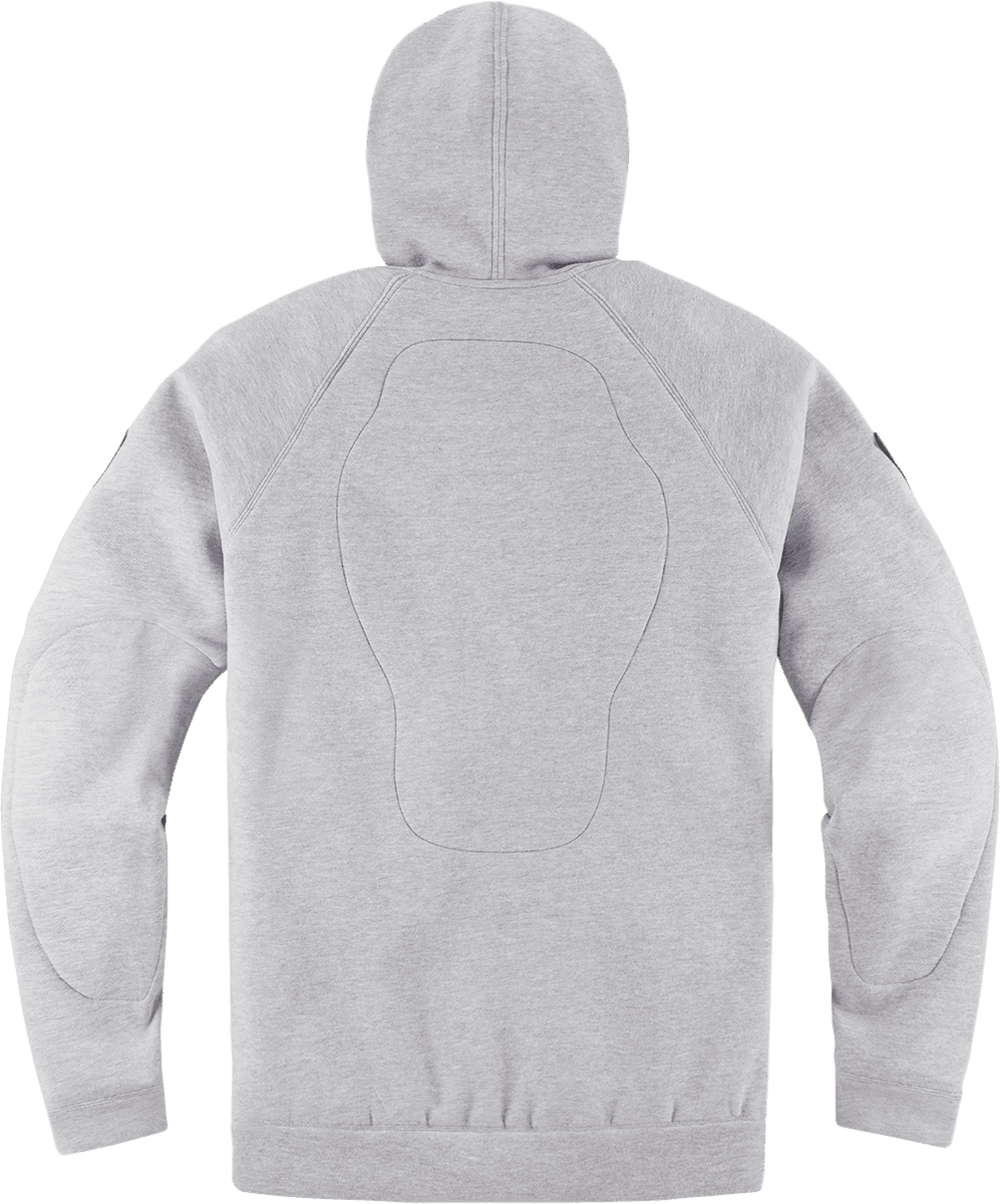 Icon Men's Uparmor Hoodie - Gray - Motor Psycho Sport