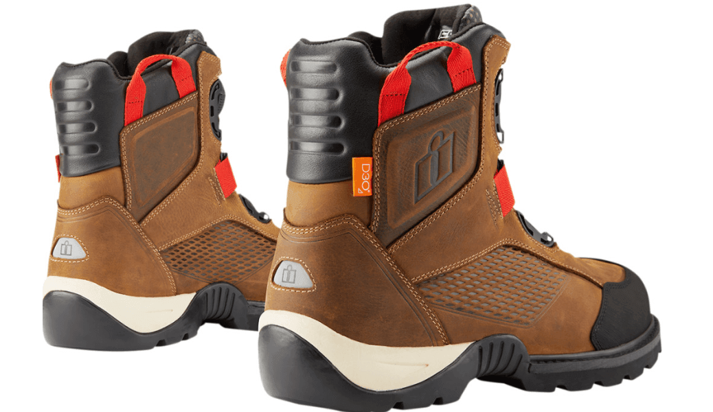 Icon Stormhawk Waterproof Brown Boots - Motor Psycho Sport