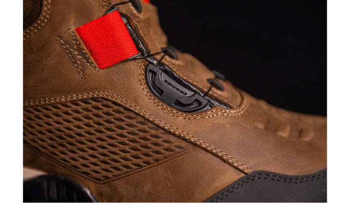 Icon Stormhawk Waterproof Brown Boots - Motor Psycho Sport