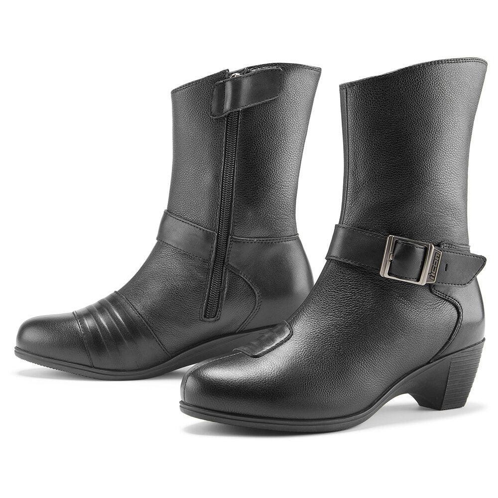 Icon Women's Tuscadero Boots - Motor Psycho Sport