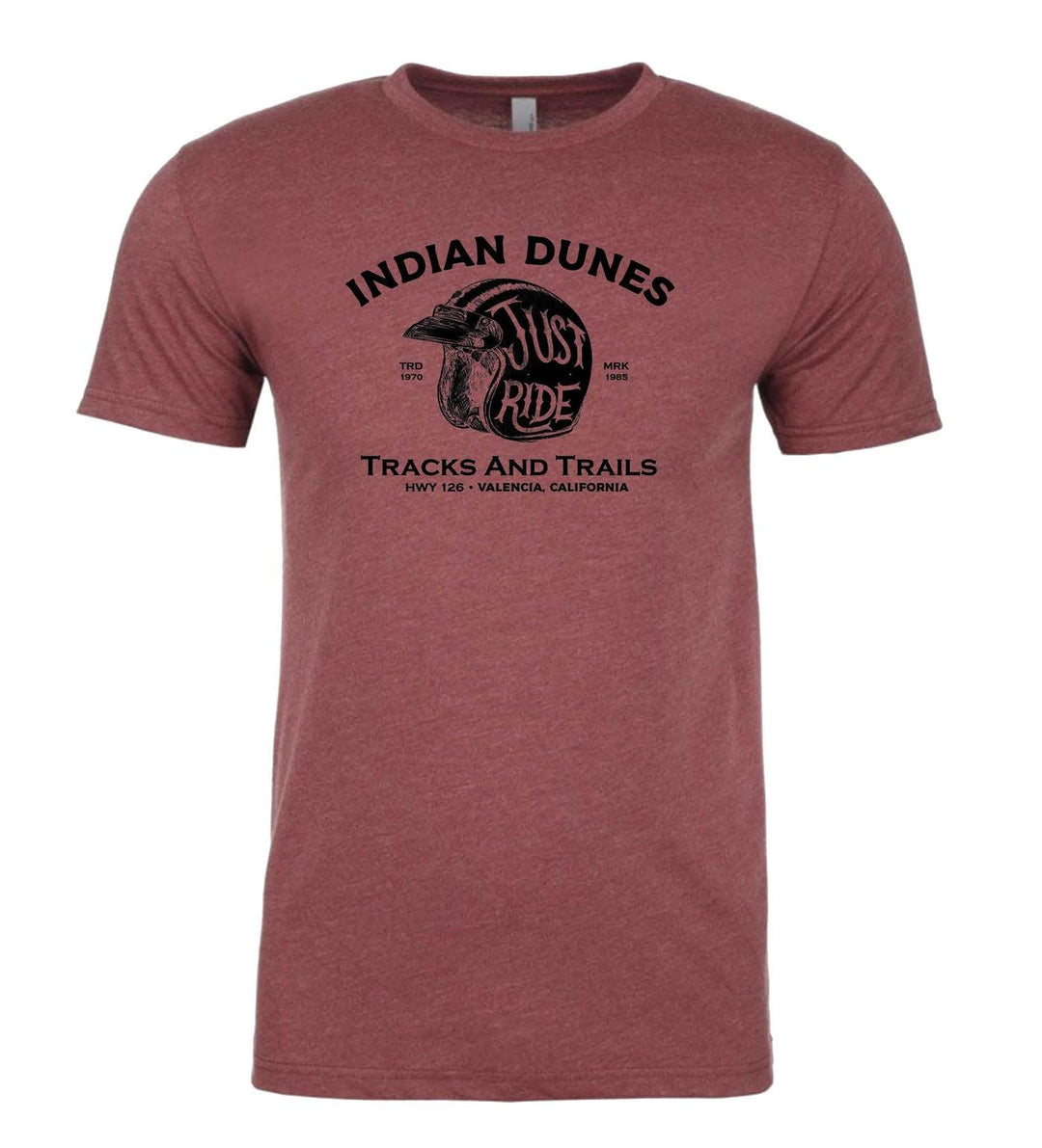 Indian Dunes Just Ride T-Shirt Cardinal - Motor Psycho Sport