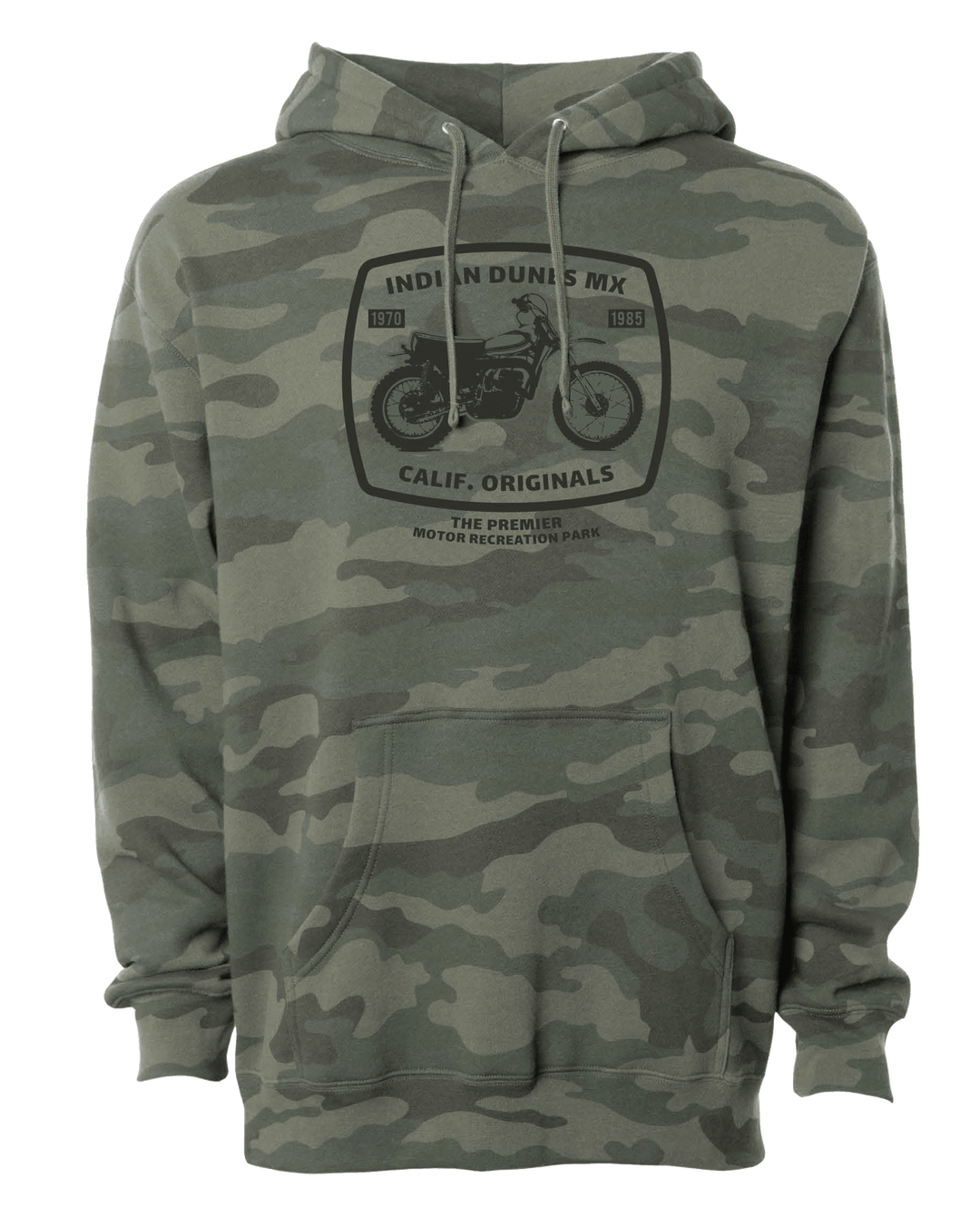 Indian Dunes Originals Pull Over Hoodie Camo - Motor Psycho Sport