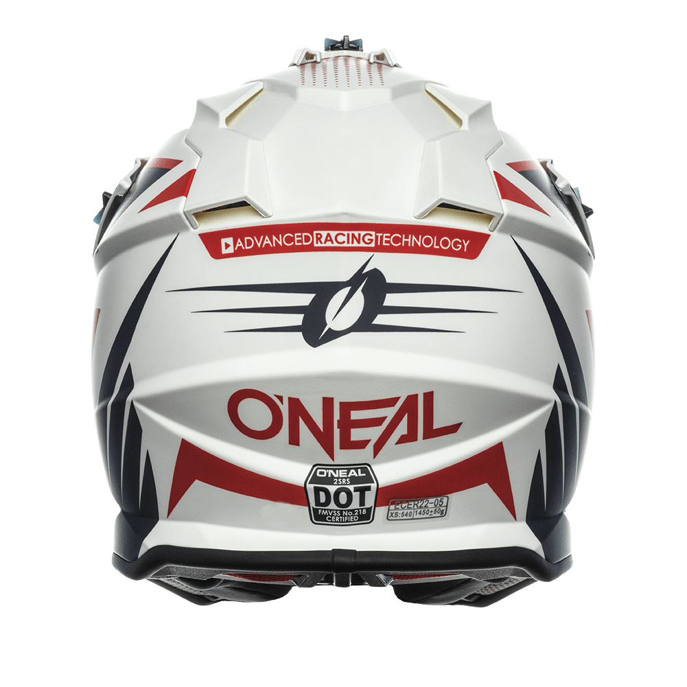 O'Neal 2 SRS Spyde Helmet White/Blue/Red - Motor Psycho Sport