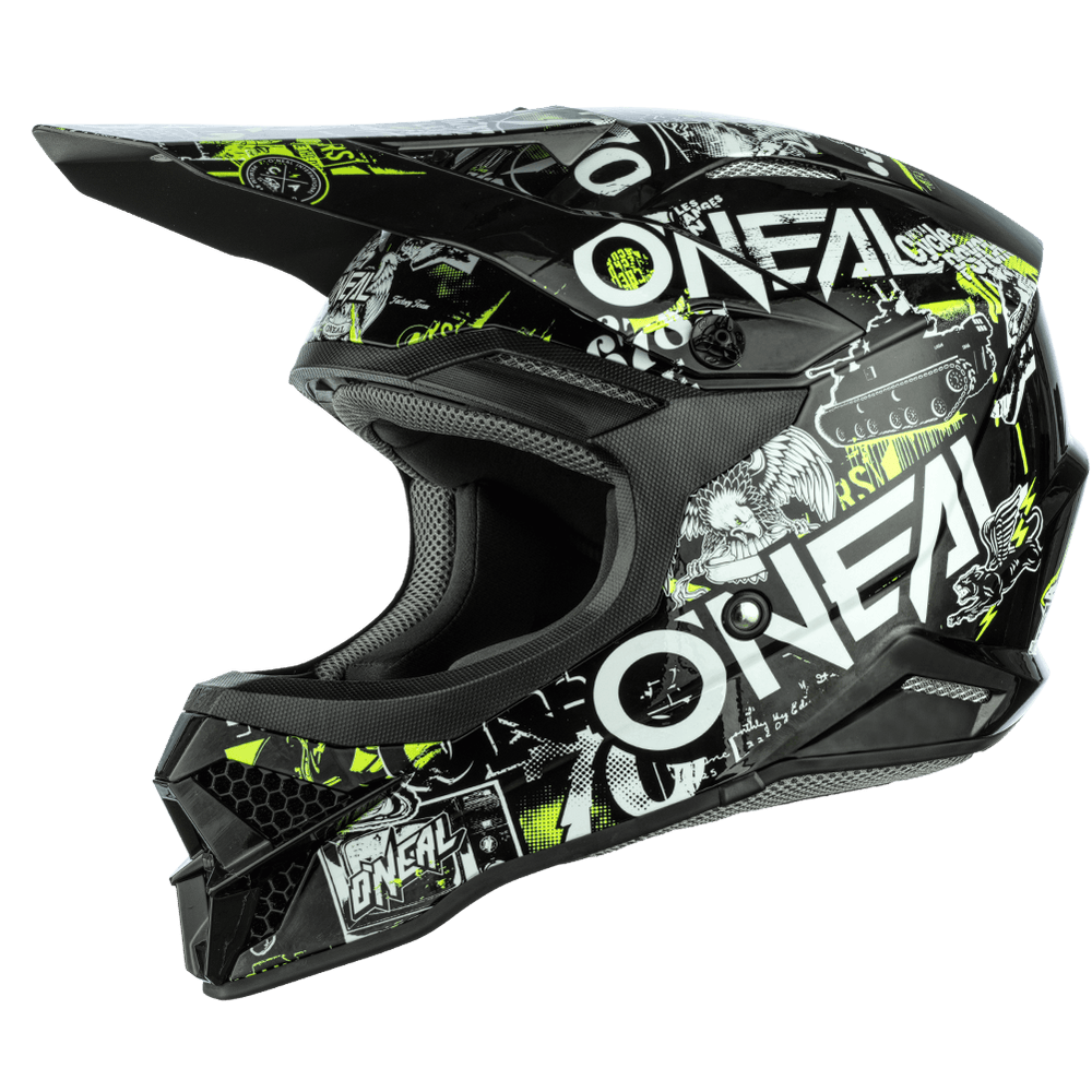 O'Neal 3 SRS Attack 2.0 Helmet - Motor Psycho Sport