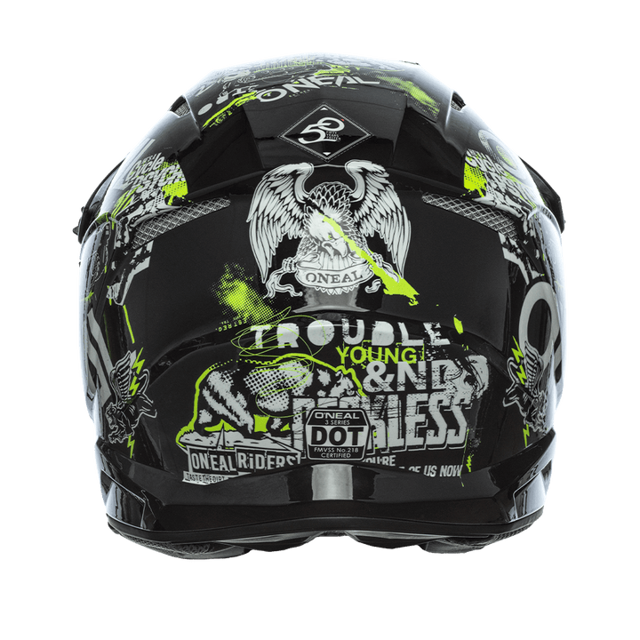 O'Neal 3 SRS Attack 2.0 Helmet - Motor Psycho Sport