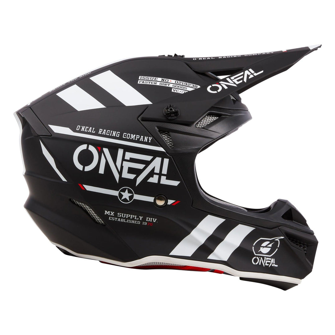 O'Neal 5 SRS Warhawk V.24 Helmet Black - Motor Psycho Sport