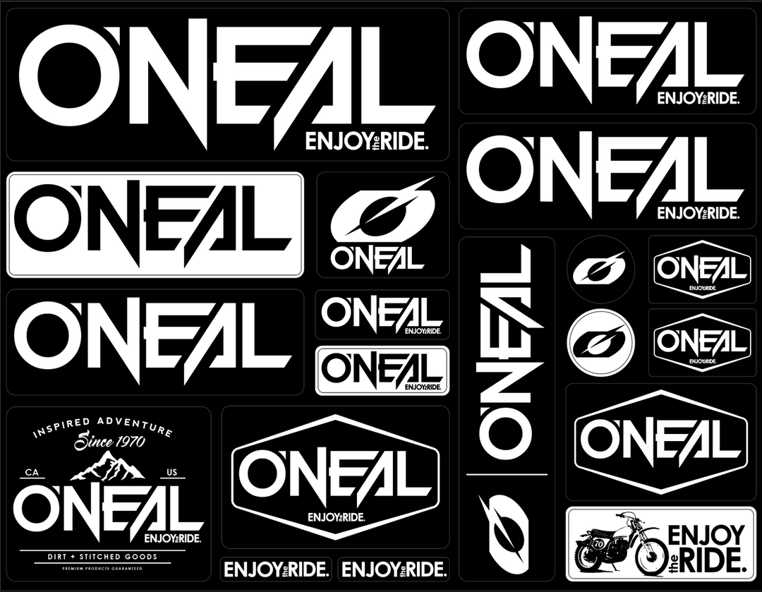 O'Neal Factory Sticker Sheet - Motor Psycho Sport