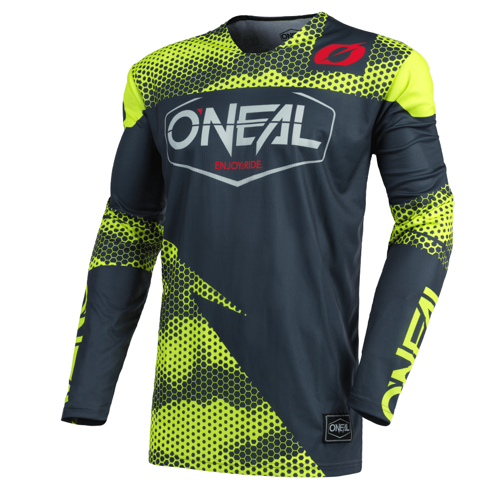 O'Neal Mayhem Covert Jersey Charcoal/Neon - Motor Psycho Sport