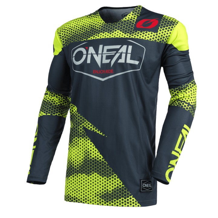 O'Neal Mayhem Covert Jersey Charcoal/Neon - Motor Psycho Sport