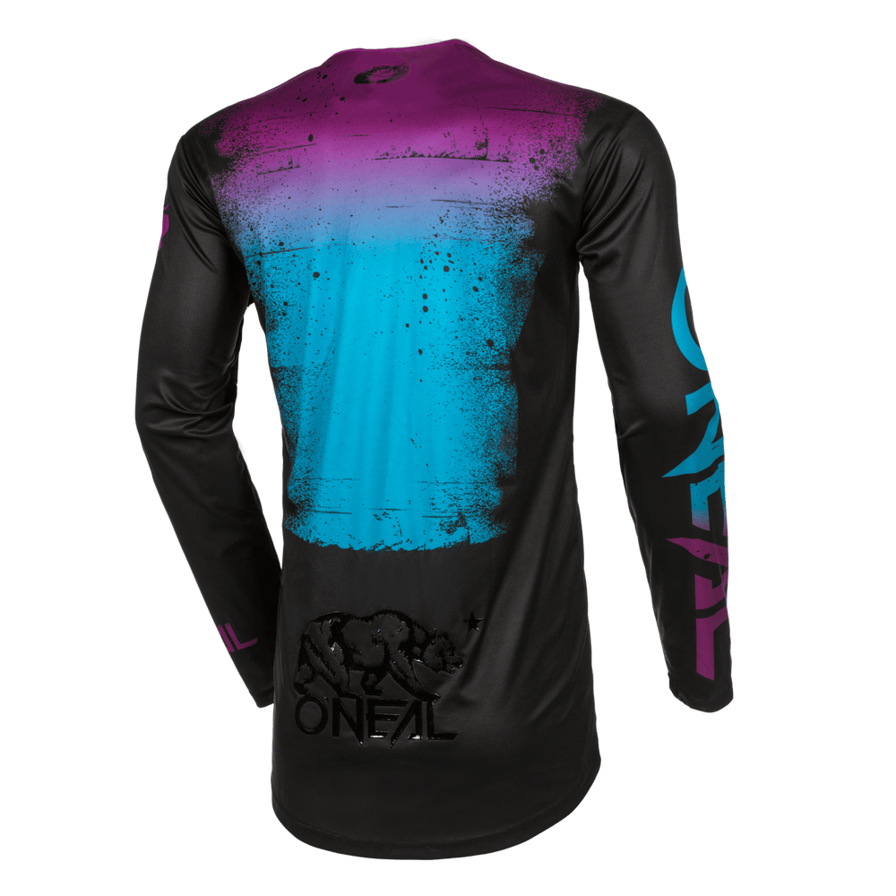 O'Neal Mayhem Scarz V.24 Jersey Black/Blue - Motor Psycho Sport