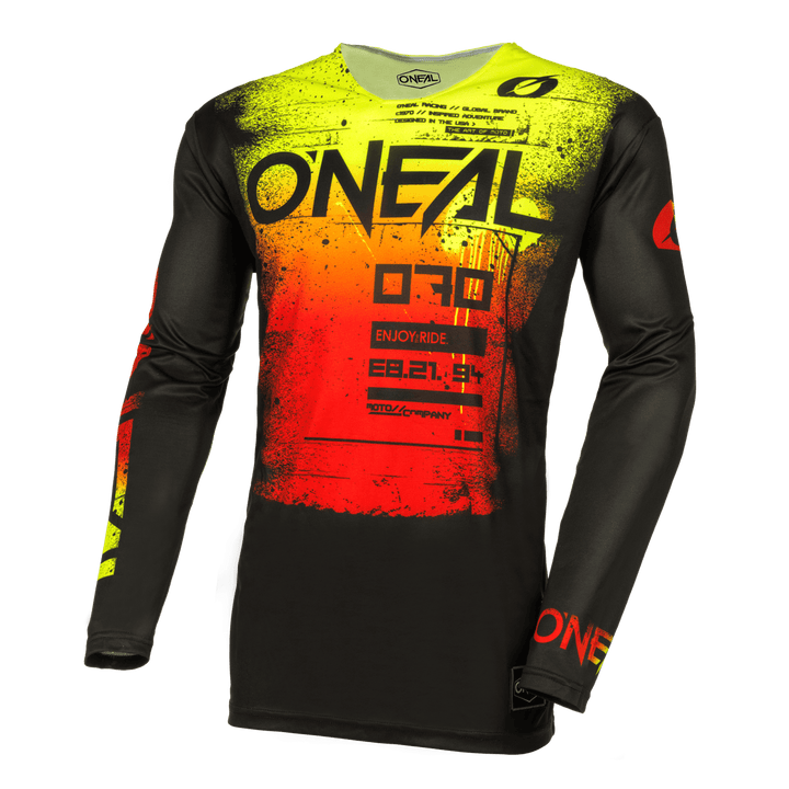 O'Neal Mayhem Scarz V.24 Jersey Black/Red - Motor Psycho Sport
