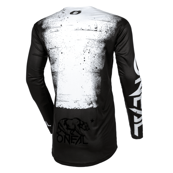 O'Neal Mayhem Scarz V.24 Jersey Black/White - Motor Psycho Sport