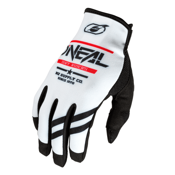O'Neal Mayhem Squadron Glove White/Black - Motor Psycho Sport