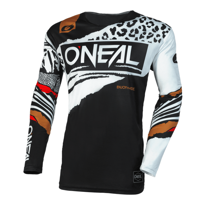 O'Neal Mayhem Wild V.23 Jersey Black/White - Motor Psycho Sport