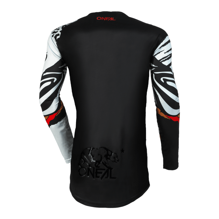 O'Neal Mayhem Wild V.23 Jersey Black/White - Motor Psycho Sport