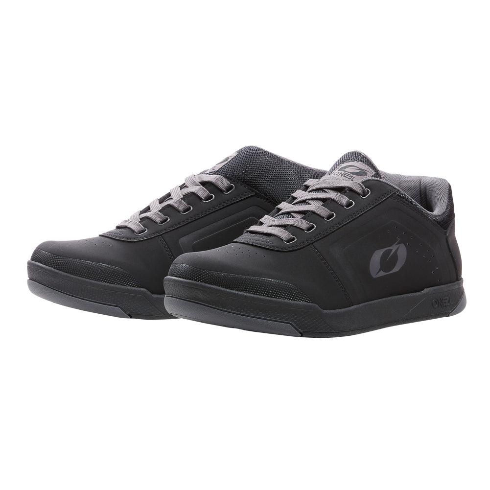 O'Neal Pinned Pro Flat Shoe Black / Gray - Motor Psycho Sport