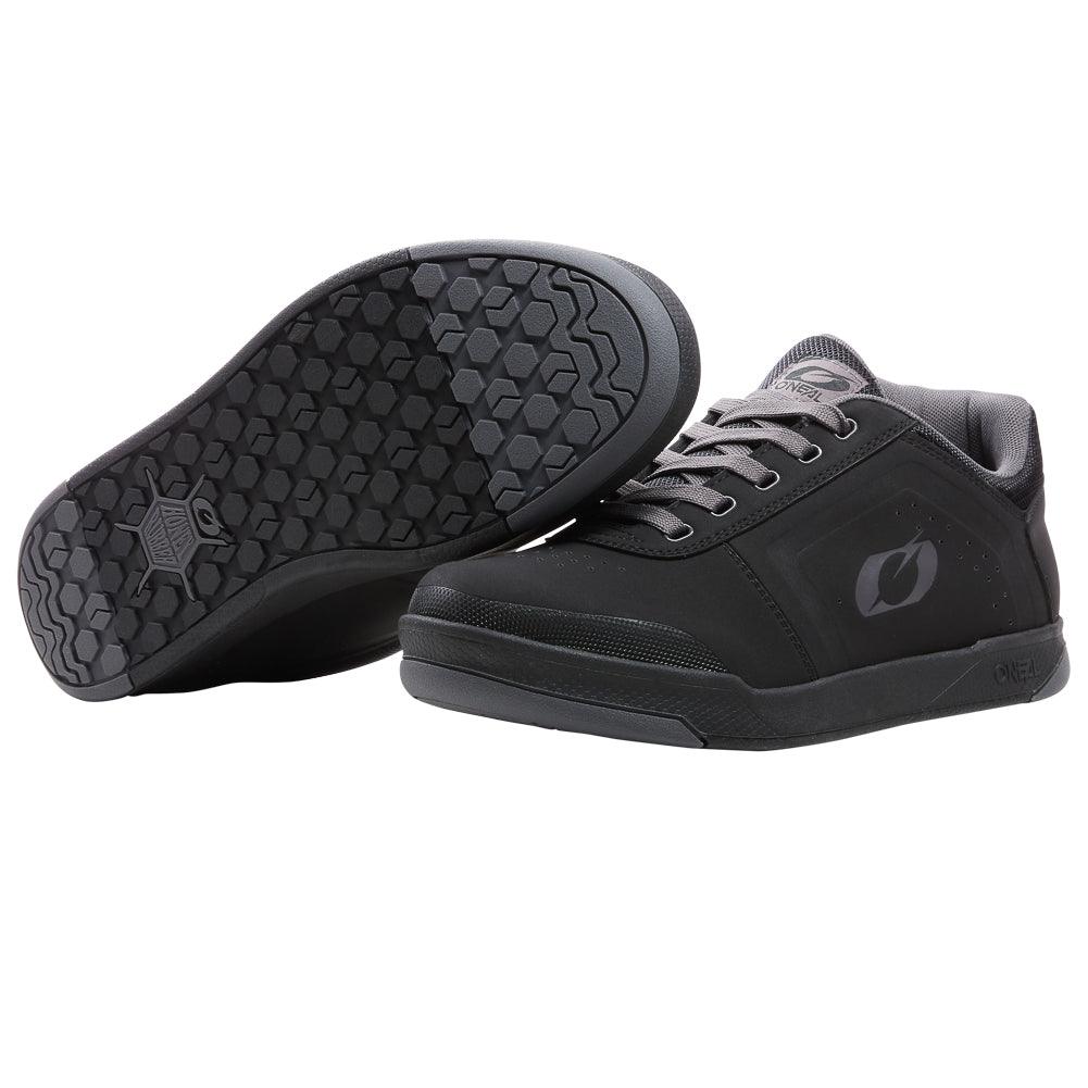 O'Neal Pinned Pro Flat Shoe Black / Gray - Motor Psycho Sport