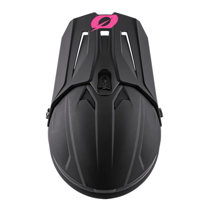 O'Neal Youth 1 SRS Solid Helmet Black/Pink - Motor Psycho Sport