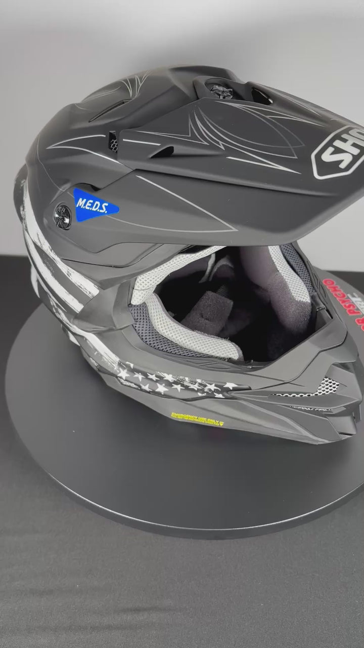 Shoei VFX-EVO Faithful Helmet - TC-5 Matte Black/Gray/White
