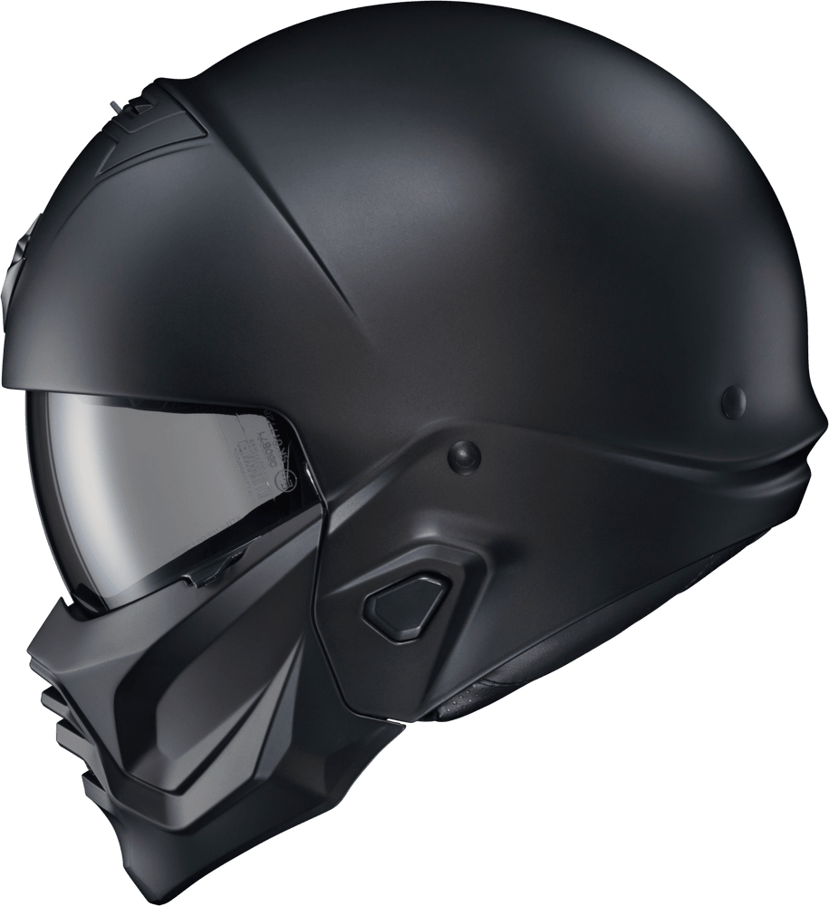 scorpion covert 3 in 1 helmet Scorpion EXO CV2-0102 Covert 2 Open-Face Helmet Matte Black XS