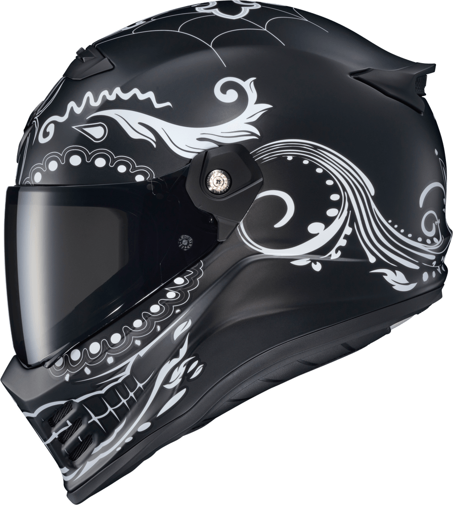 scorpion covert helmet white Scorpion EXO El Malo Covert FX Full Face Helmet 2XL White / Matte Black