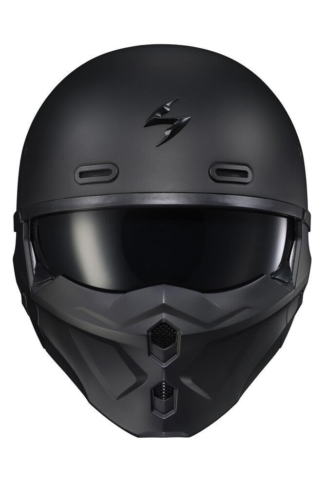scorpion evo x helmet Scorpion Exo Covert X Face Mask 'X' Matte Black – Motor Psycho Sport