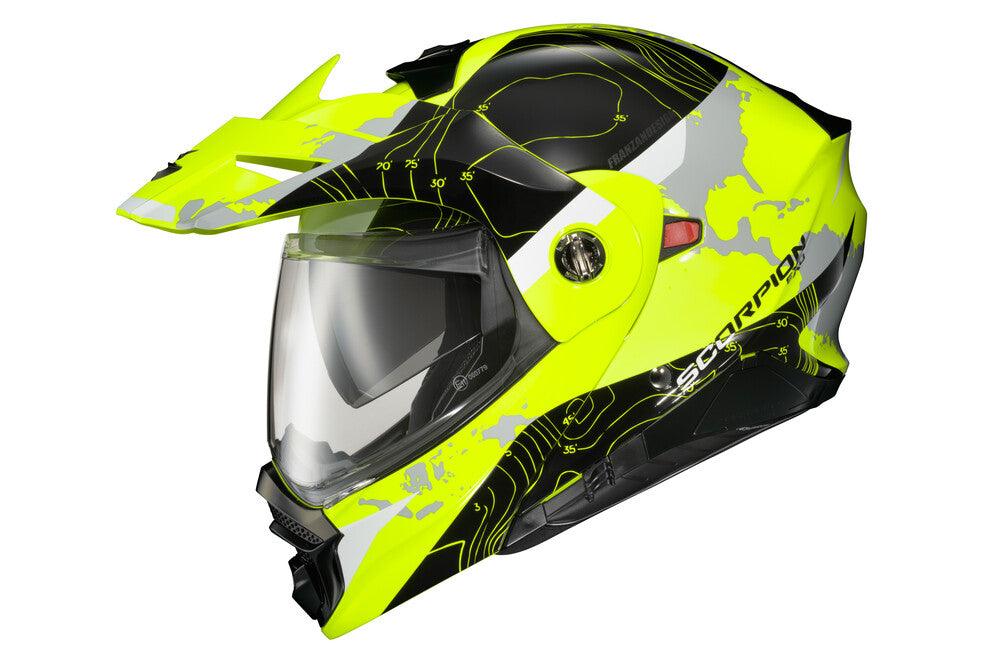Scorpion Hi-Vis/Black EXO-AT960 Modular Topographic Helmet