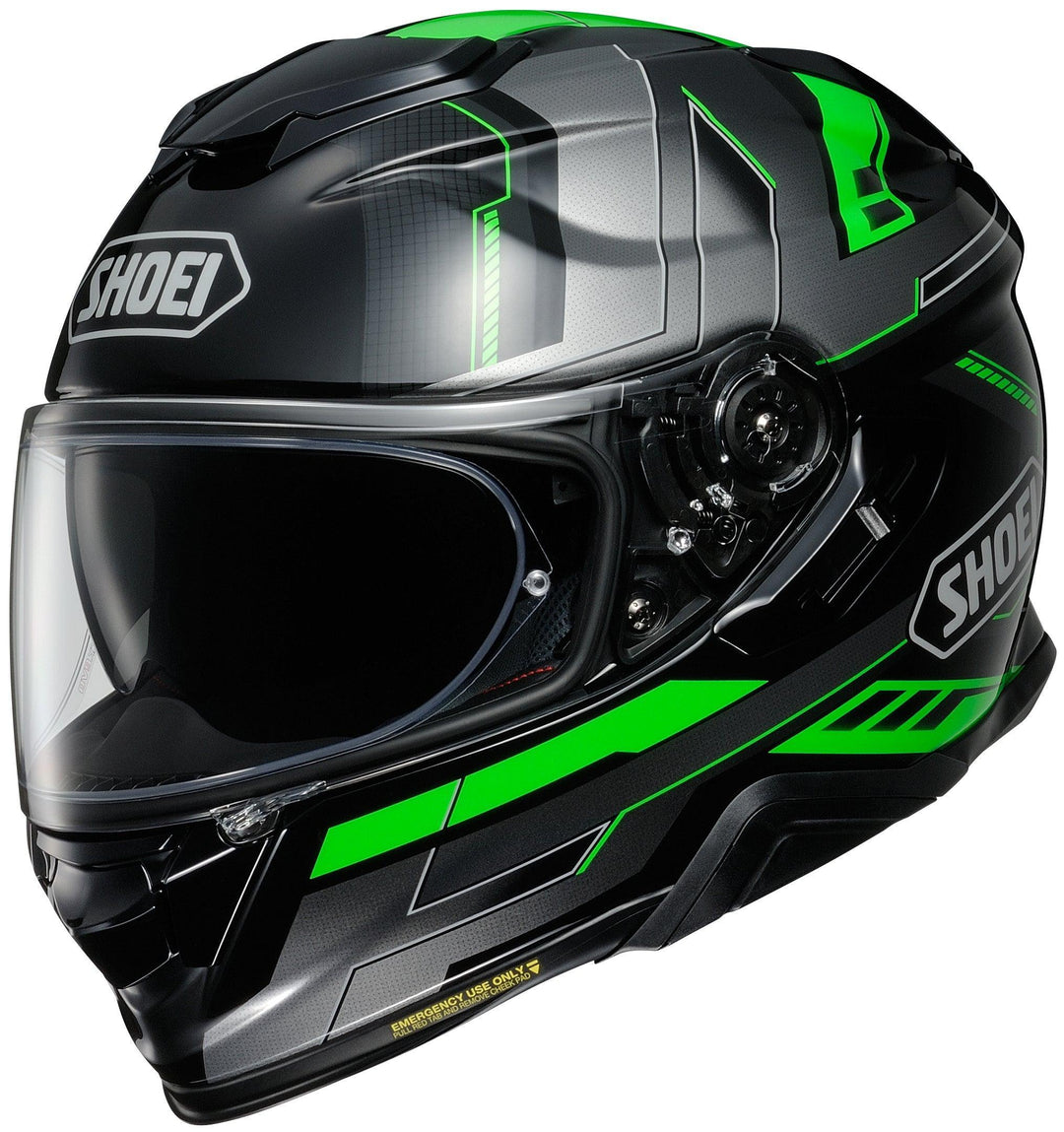 Shoei GT-Air II Aperture TC-4 Green/Grey/Black Helmet - Motor Psycho Sport