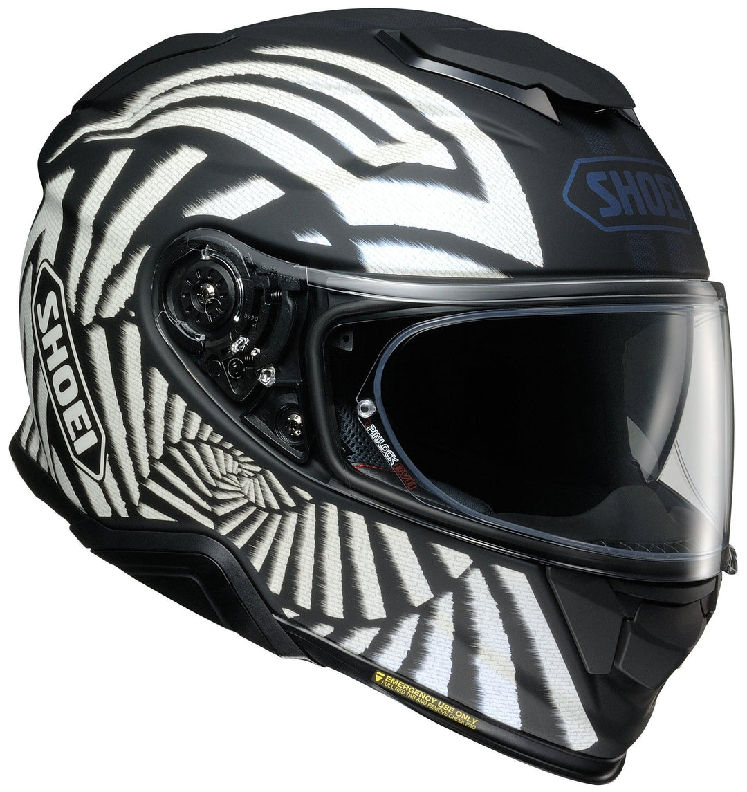 Shoei GT-Air II Qubit Helmet - TC-5 Matte White/Black - Size XXL - OPEN BOX - Motor Psycho Sport