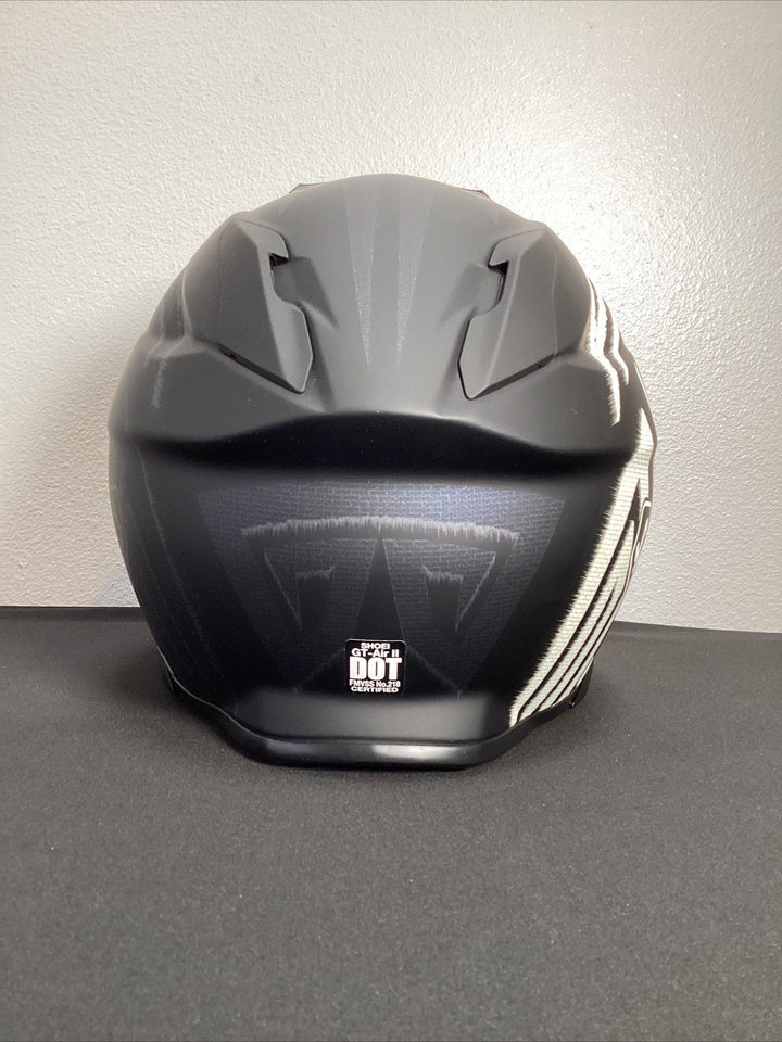 Shoei GT-Air II Qubit Helmet - TC-5 Matte White/Black - Size XXL - OPEN BOX - Motor Psycho Sport