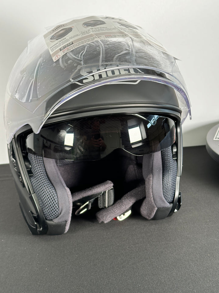 Shoei J-Cruise II Open-Face Helmet - Matte Black - Size Large - OPEN BOX - Motor Psycho Sport