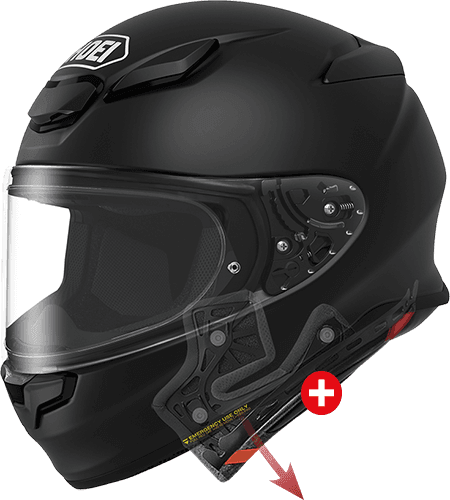 Shoei RF-1400 Dedicated 2 Helmet Matte TC-5 Black/White - Motor Psycho Sport