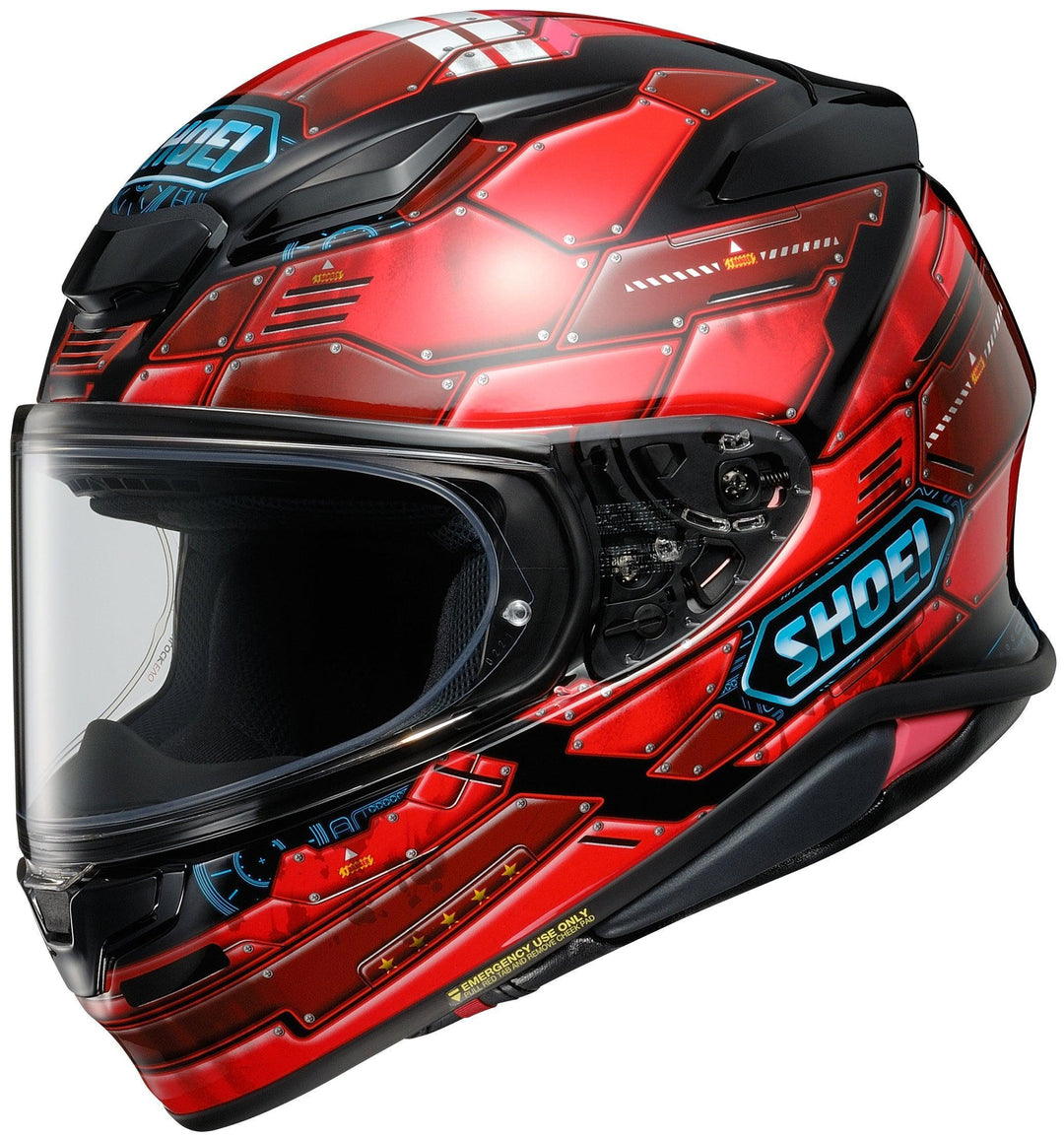 SHOEI RF-1400 Fortress TC-1 Helmet - Motor Psycho Sport