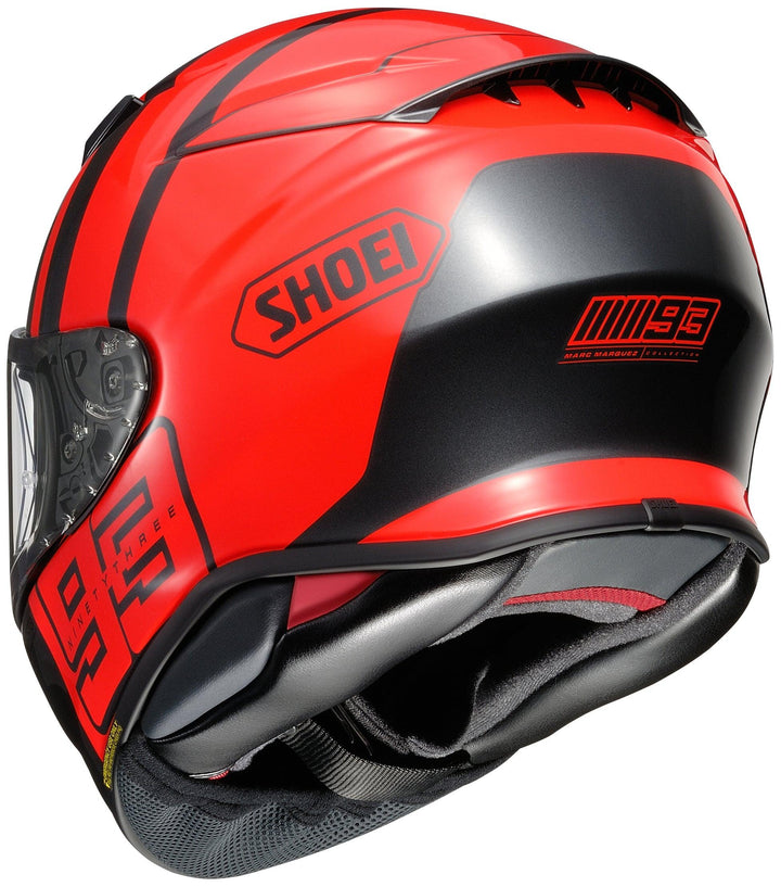 Shoei RF-1400 MM93 Collection Track Helmet - TC-1 Red/Black - Motor Psycho Sport